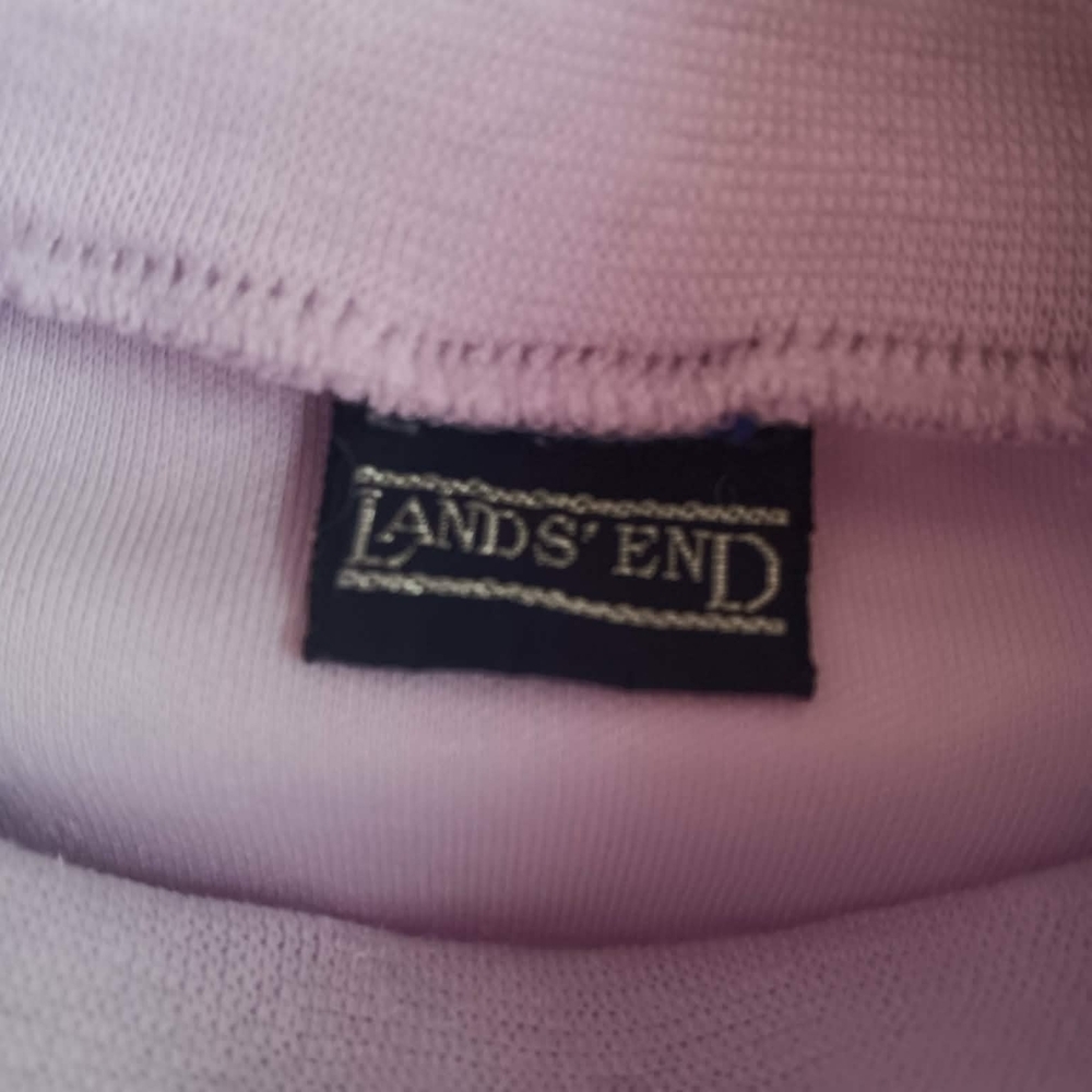 Lands' End Light Purple Turtleneck Top - Picture 3 of 4